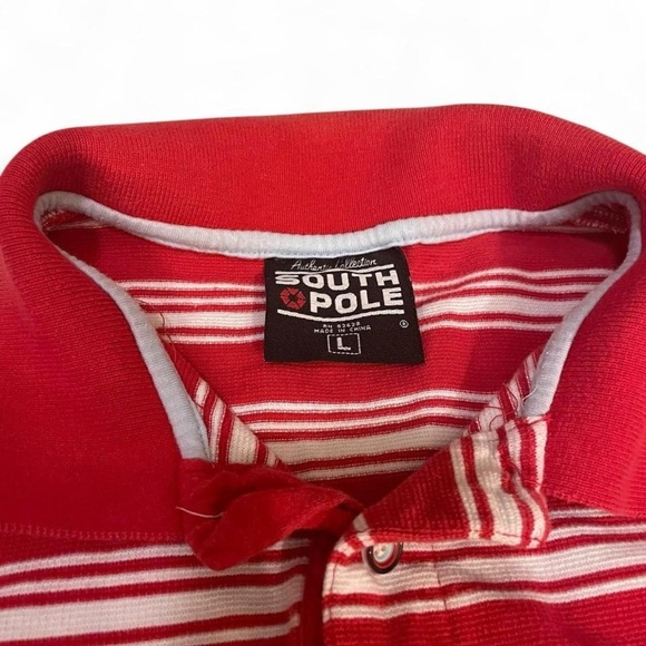 South Pole Red and White Casual Polo - Picture 2 of 3